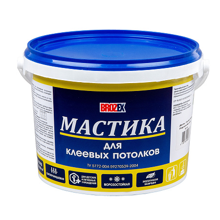 Мастика для клеевых потолков 3,0 кг BROZEX  *4/192