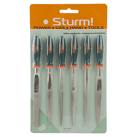 Надфиль алмазный набор 6шт STURM блистер (арт.1051-02-SSD)   *1/10