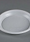 Одноразовая тарелка мелкая d167мм "Диапазон"  *100/1600