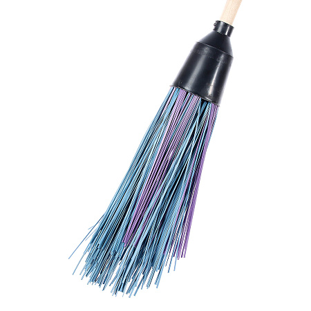 Метла уличная круглая с черенком "4-ка" L-160см  *1/10