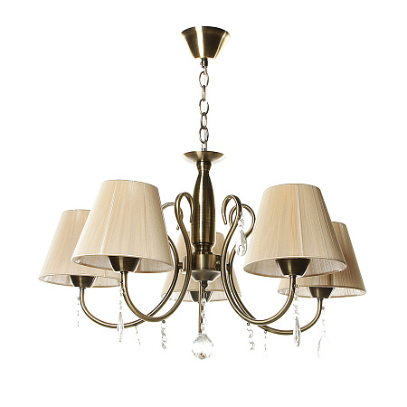 Светильник подвесной N2088/5 AB 5*400W E27 (h=780; d=600) S=20м2 VERNER LIGHTING *1