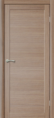 Дверь межкомнатная глухая ЦАРГИ COMFORT-1 Лиственница КАКАО 3D 600мм BROZEX-WOOD *1