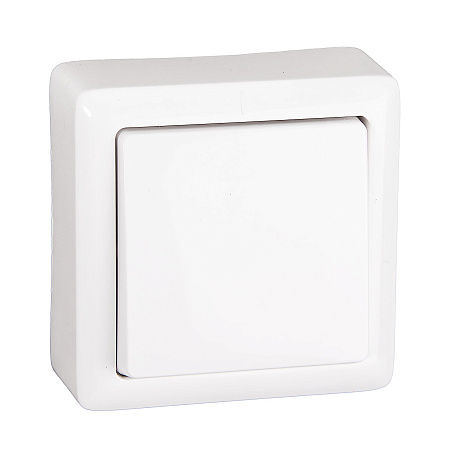 Выключатель "Хит" ОП 1кл. белый ВА16-131-б  *10/168