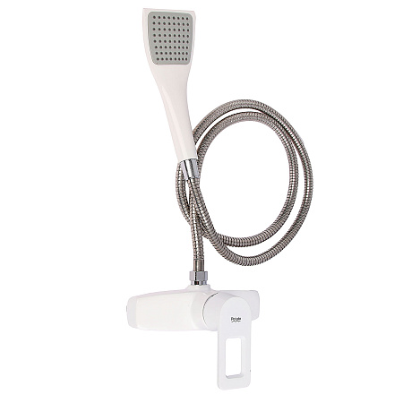 Смеситель д/душа "Potato" P2030-7 (белый) *1/10