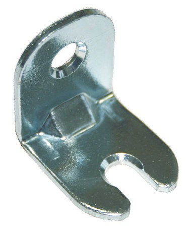 Стяжка угловая  2.16-Д цинк БЕЗ ВИНТОВ(Комплект 2шт) ДомоСтрой *10/500