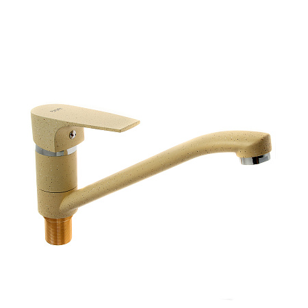 Смеситель для кухни Potato P49222-9 длинный излив (кремовый) *1/10