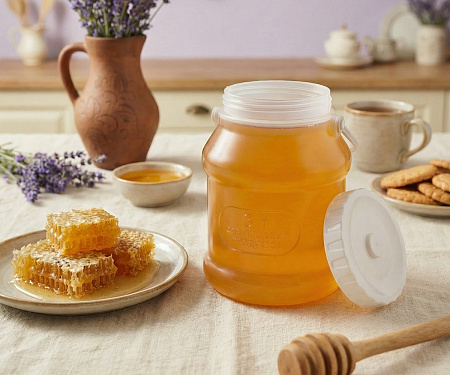 Бидон пластм. 3,0л "Просперо" Прозрач. С925П "Мартика" *1/16