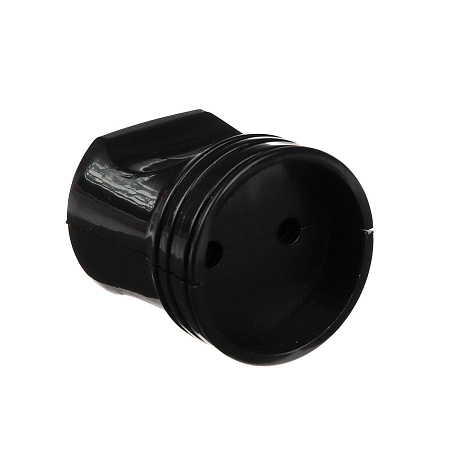 Розетка кабельная 2П б/з 10А 250В черная  TDM SQ1806-0410  *1/50