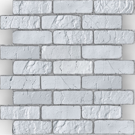Панель стеновая ПВХ самоклеющаяся кирпич "Престиж" 441х471 *10