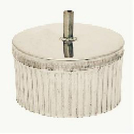 Заглушка с конденсатоотводом d120 0,5мм нержавейка AISI 430 GS *1