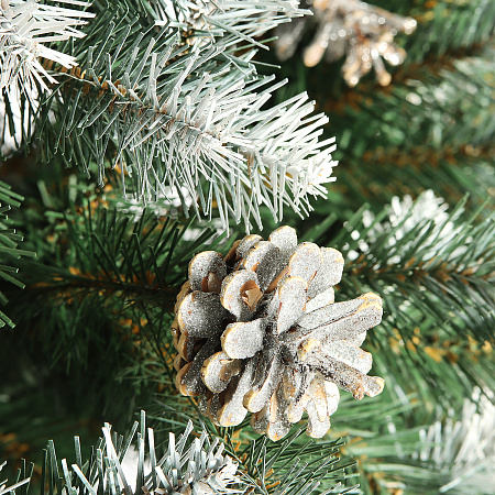 Елка  искусственная "Элитная" серебро 2,2м *1/6