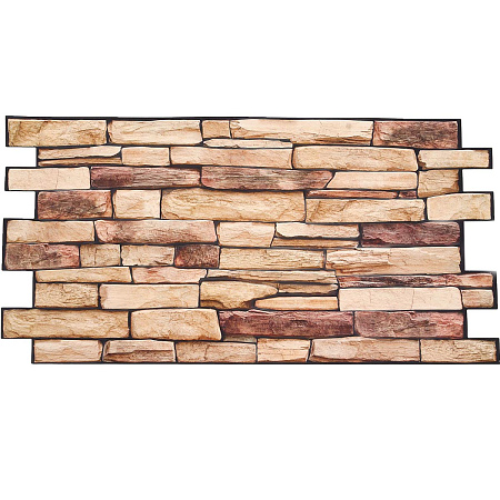 Панель стеновая ПВХ "ГРЕЙС" Сланец натуральный (980*498 мм) *10