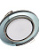 Светильник встраиваемый GX53 H4LD5310 Ecola Glass Стекл Круг с подсв.черн.хром SP53RNECH *10/30