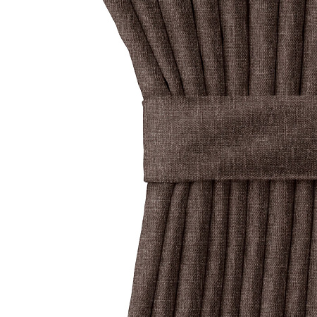 Штора рогожка 165*270см шоколад Волшебная ночь *1