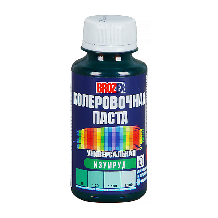 Колер паста изумруд №14 0,1 л BROZEX *6/108