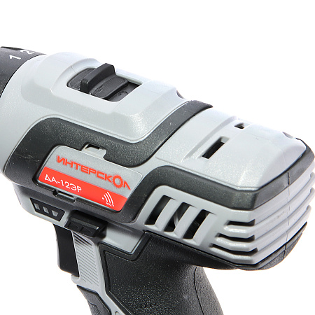 Дрель-шуруповерт 12В 2скор.0-400/0-1400об/мин 28Нм 2Ач 2аккум LI-ION ДА-12ЭР ИНТЕРСКОЛ *1/10