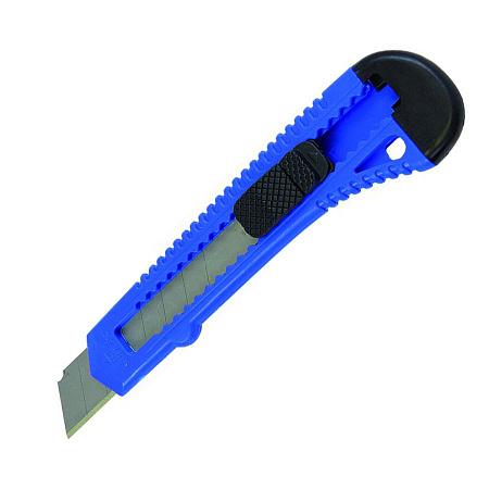 Нож строительный 18мм корпус пластик (2701001) T4P *1/50/600