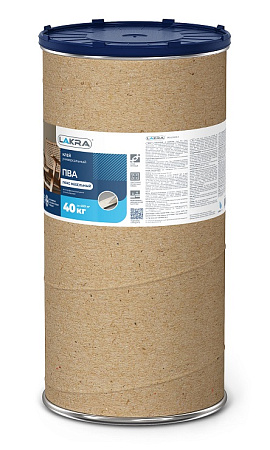 Клей ПВА ЛЮКС мебельный 40,0 кг Лакра *1/8