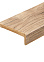 Наличник ПВХ телескопический Канадский дуб 70*2150мм BROZEX-WOOD *10