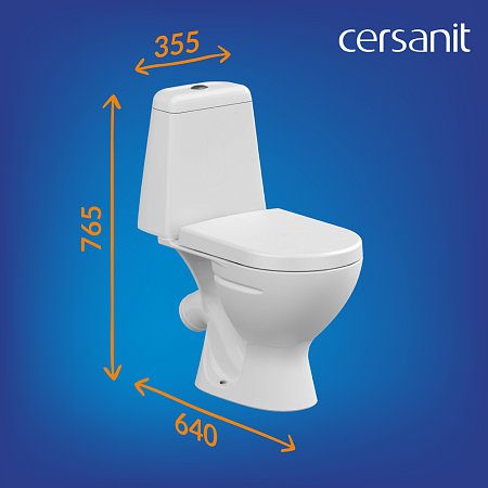 Унитаз-компакт STAR 031 3/6 с кр.дюр.Lift   Cersanit*1/9