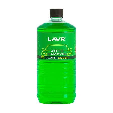 Автошампунь LAVR Green для ручной мойки, 1 л / Ln2265 *12