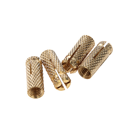 Анкер забивной латунный М6 BROZEX (4шт)  *10/100