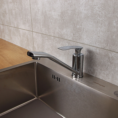 Смеситель для кухни Potato P49234 длинный излив *1/10