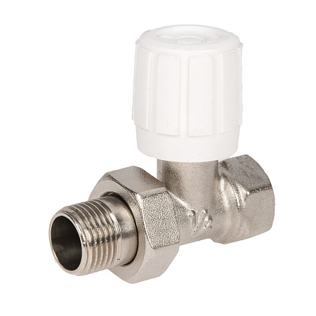Клапан радиаторный регулирующий прямой 1/2"(Ø15) М/П CTM CARSVH12 *1/15