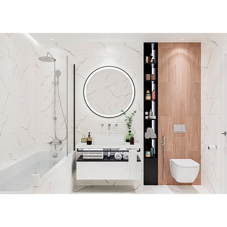 Плитка настенная Arto белая 01 250*600*9 10100001338 Global tile *1,2 / 57,6