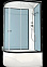 Кабина душевая120*80*218 Deligh128R high поддон выс.проз.,б/эл,ст.голуб DOMANI-Spa 3уп РАСПРОДАЖА