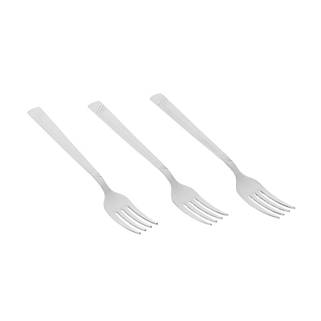 Вилка столовая нерж. "Аппетит" (М15) КОМПЛЕКТ 3ШТ на подвеске "ДОБРОСТАЛЬ" (Нытва)  *1/100