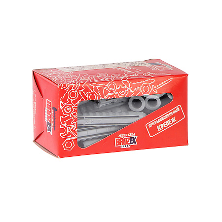 Дюбель 4-х распорный нейлон тип N BROZEX  8*50 коробка (30шт) *10