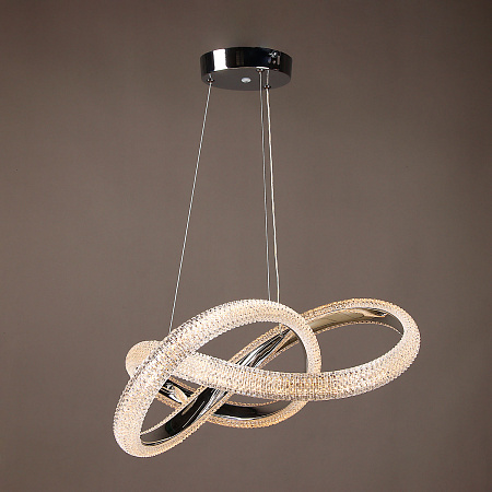 Люстра 9233/96W Chrome  450 мм 3 реж., пульт S=16м2  VERNER LIGHTING *1