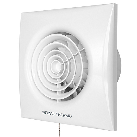 Вентилятор 100 P RAFR Royal Thermo (Ø 100мм, тяговый выкл 100м3/ч, 158*158мм) *1/20