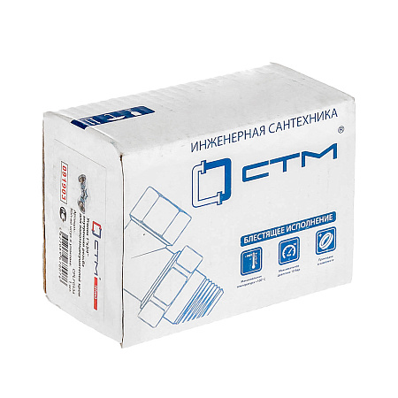 Уголок сан.тех 1*3/4" для п/с М/М (хром) СТМ CPLF0134  *1