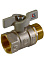 Кран шаровый 1/2" (Ø15) М/П бабочка СТМ (СТАНДАРТ) CWFMB012 (ЗФ769) *1/25/200