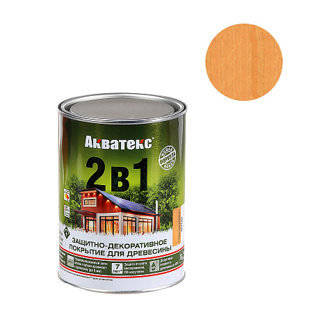 Защитно-декоративное покрытие для древесины алкидное орегон 0,8 л АКВАТЕКС *1/6/576