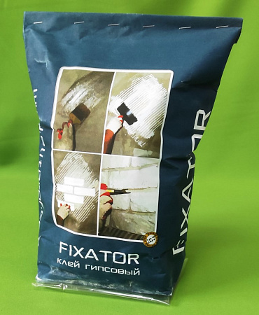 Клей для гипсовой плитки FIXATOR летний  4 кг *1