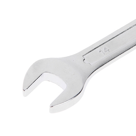 Ключ комбинированный 14мм холодный штамп CrV (70140) СЕРВИС КЛЮЧ *1/20/200