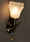 Бра K1373/1W  АВ  Кувшинка   1*60W E14  220V  (h=300, w=170, l=190)    VERNER LIGHTING *1