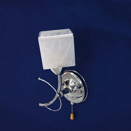 Бра N0138/1W  СН    Лед      1*60W E27  220V  (h=280, w=140, l=140)   VERNER LIGHTING *1
