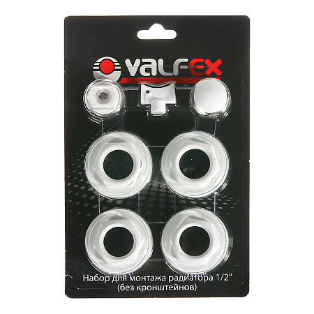Набор для монтажа радиаторов Ø1/2" без кронштейнов VALFEX(аналог ЗЧ457) *1/40