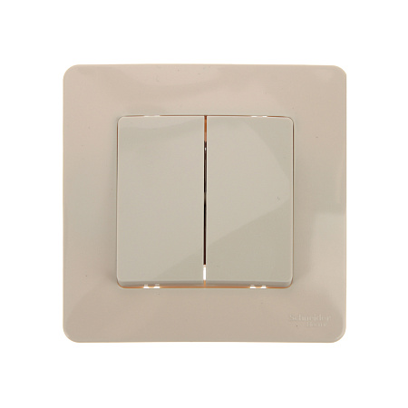 Розетка "BLANCA" СП 2-мест. антрацит з/к 16А 250В  BLNRS001026  *6/12