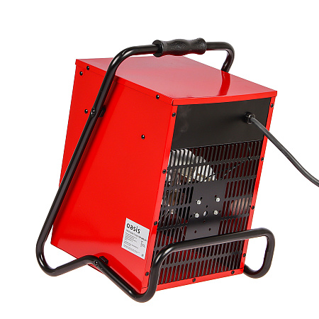 Пушка тепловая электрическая  6кВт 600м3/ч S-60м2 ТЭН квадратная 380В TP-60S (U) ОАЗИС *1