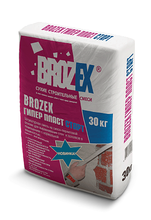 Штукатурка гипсовая GPM 51 Профи Пласт 30 кг для машинного нанесения BROZEX *1/40