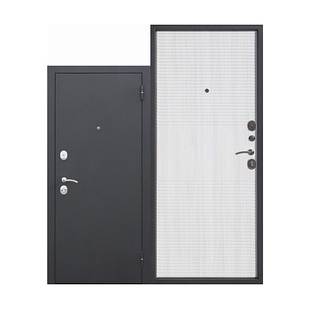 Дверь металлическая 7,5 см ГАРДА МУАР Белый ясень 960х2050 ПРАВАЯ ФЕРРОНИ *1