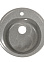 Мойка из искусственного камня круглая серая глянцевая AG7C3 500х180 AGATA *1