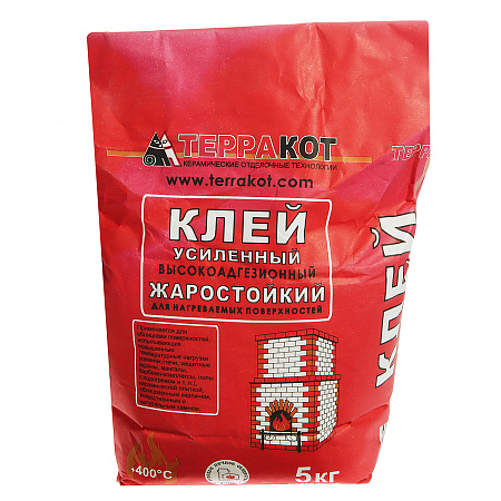 Клей для плитки жаростойкий  5 кг Терракот *1/216