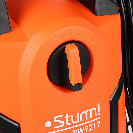 Мойка высокого давления 1700Вт 390л/ч 100 бар шланг 5м самовсасывающая РW9217 STURM *1