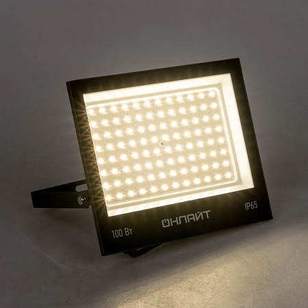 Прожектор светодиодный 100Вт 4,0К IP65 холодный Онлайт OFL-100-4K-BL-IP65-LED 61947 *1/10